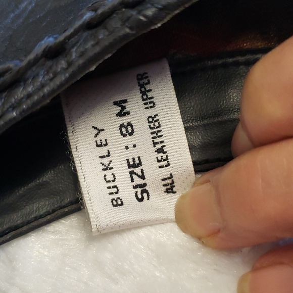 Zodiac Buckley Western Boots Black Leather Upper Women's Size 8M - Picture 15 of 16